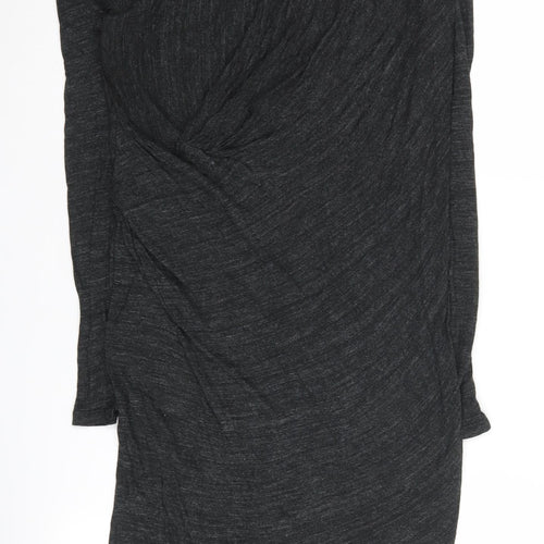 Whistles Women's Black Jersey Shift Dress Size 14