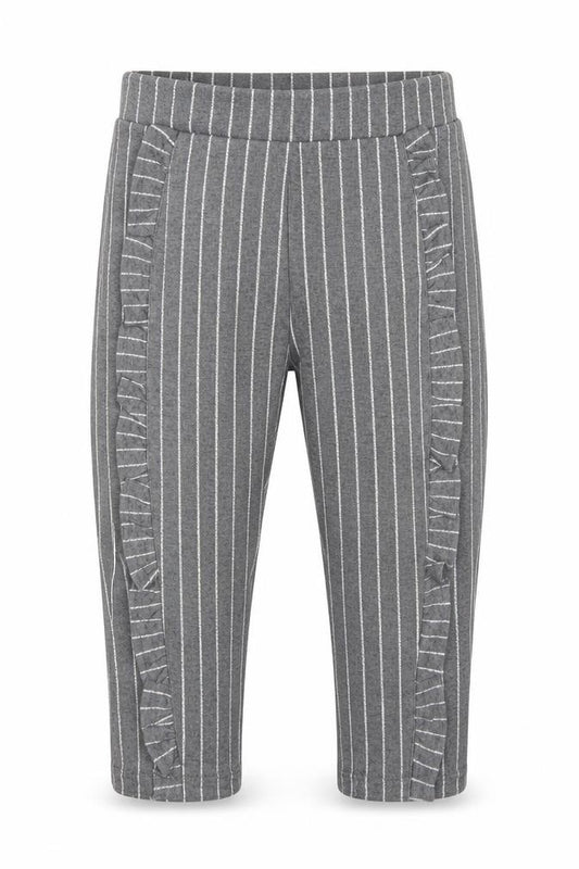 Firetrap Girls Grey Pinstripe Cropped Trousers 2-3 Years