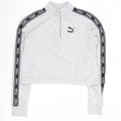 Puma Women's Grey Logo Sweatshirt XS
