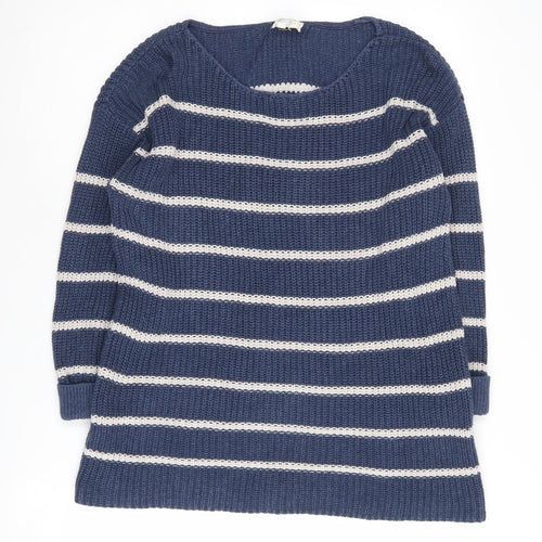 Fat Face Women's Blue Pullover Jumper Size 8