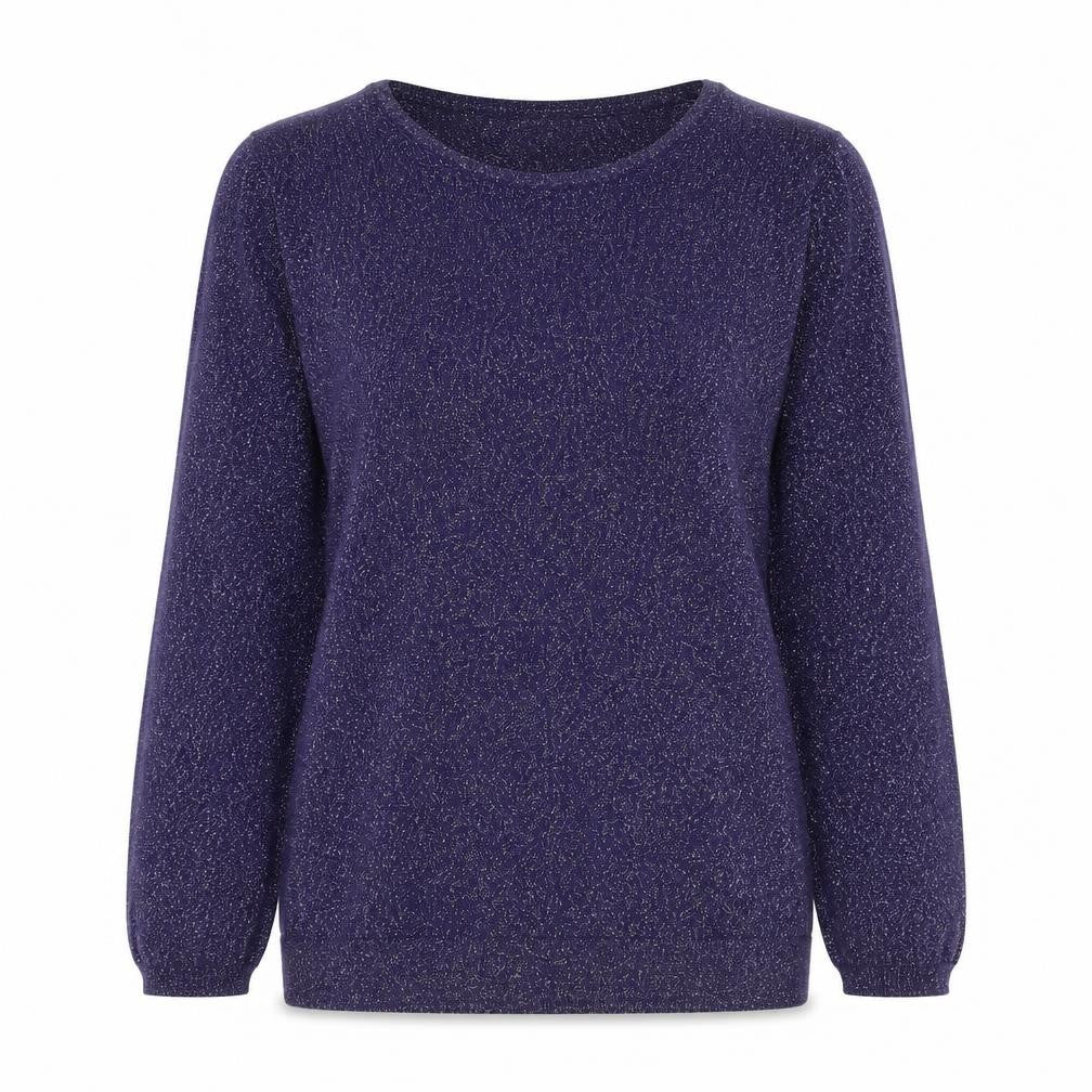 Front view of Windsmoor Women's Purple jumper, size S