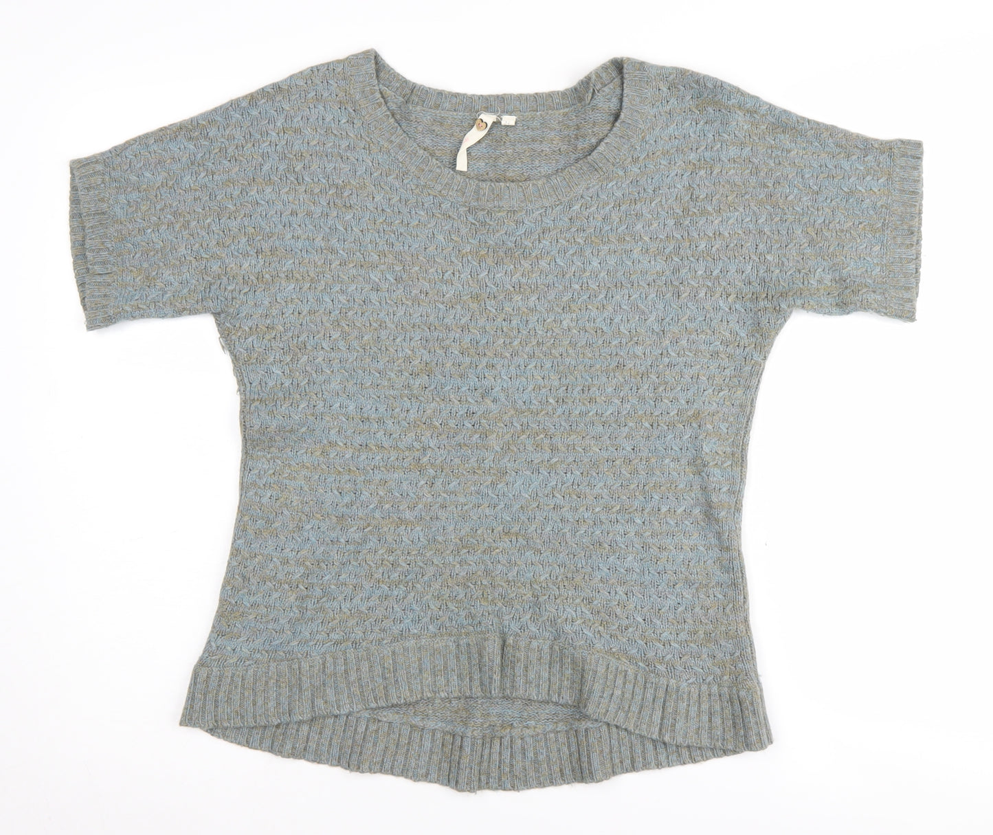 Women's Multicoloured Chunky-Knit Pullover Jumper - Size 2