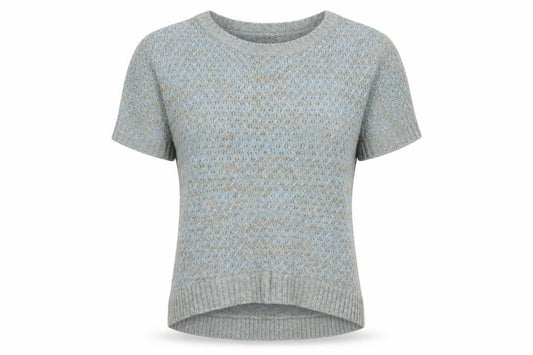 Front view of Women's Multicoloured Chunky-Knit jumper -, size 2