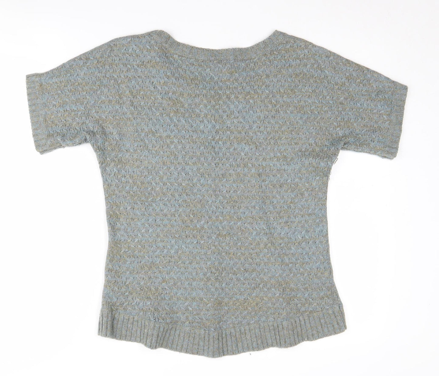 Women's Multicoloured Chunky-Knit Pullover Jumper - Size 2