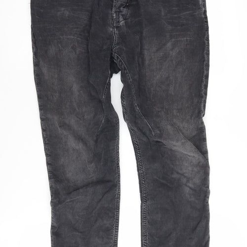 AllSaints Men's Black Straight Jeans Size 28