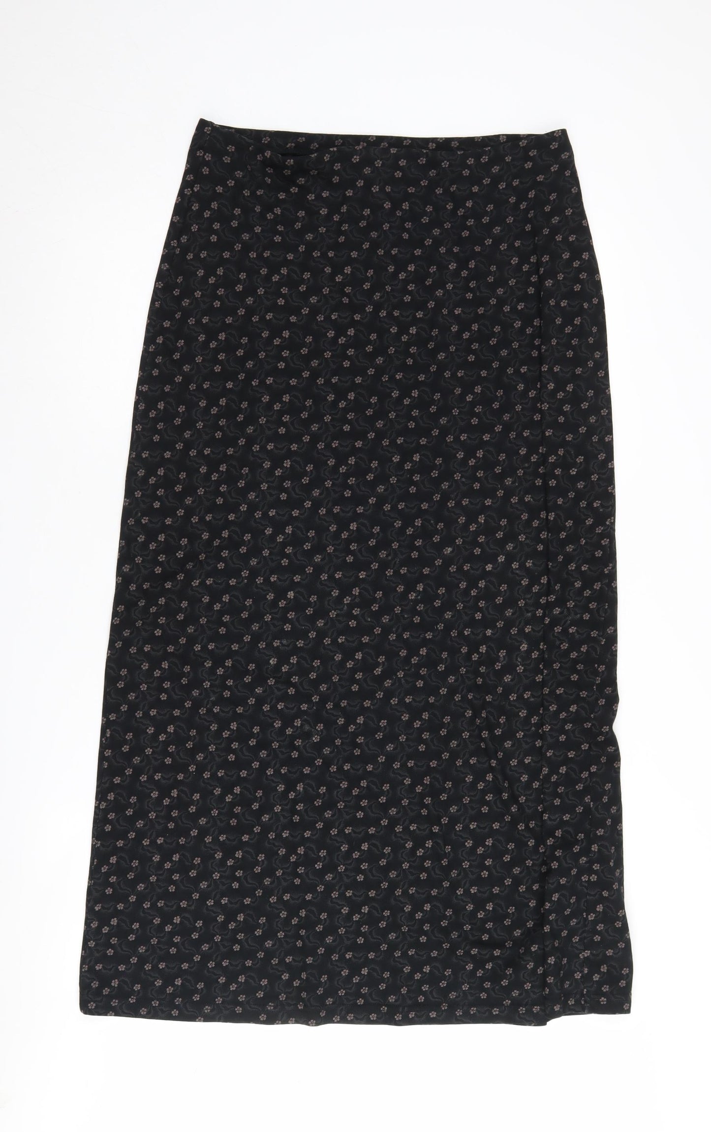 Laura Ashley Women Black Midi Pencil Skirt - M