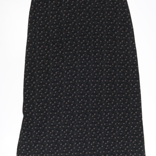 Laura Ashley Women Black Midi Pencil Skirt - M