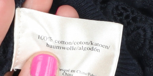 Laura Ashley Women's Black Cardigan Size 14