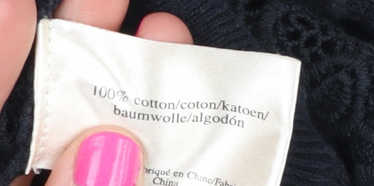 Laura Ashley Women's Black Cardigan Size 14