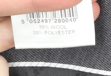 Jeff Banks Men's Grey 44 Long Suit Jacket