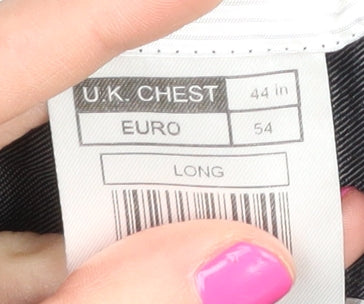 Jeff Banks Men's Grey 44 Long Suit Jacket