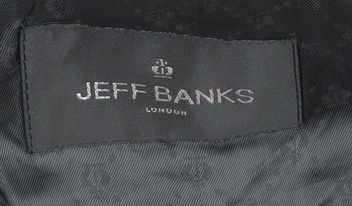 Jeff Banks Men's Grey 44 Long Suit Jacket