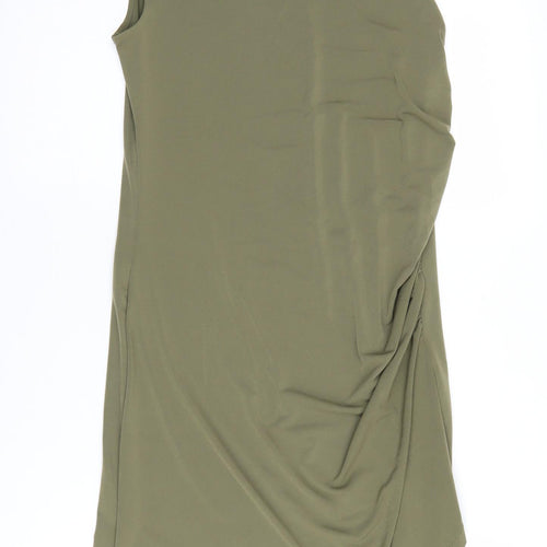 Nicole Miller New York Green Women's M Sleeveless Shift Dress