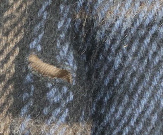 River Island Women's Plaid Overcoat, Size 12, Classic Retro