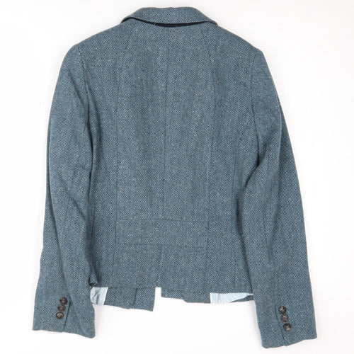 Long Tall Sally Women's Grey Wool Blazer Size 12
