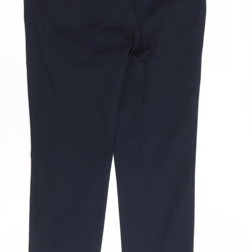 Tommy Hilfiger Women's Black Wool Trousers Size 2XS