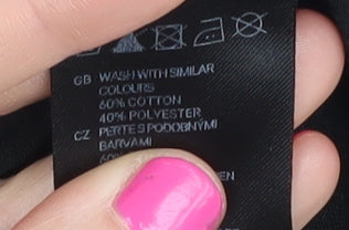 H&M Unisex Black Rolling Stones Tank Top Size 10