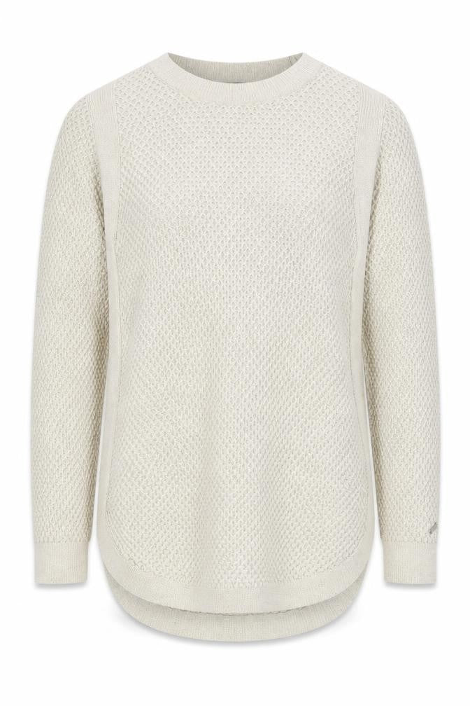 Front view of Tommy Hilfiger Women's Ivory XS jumper