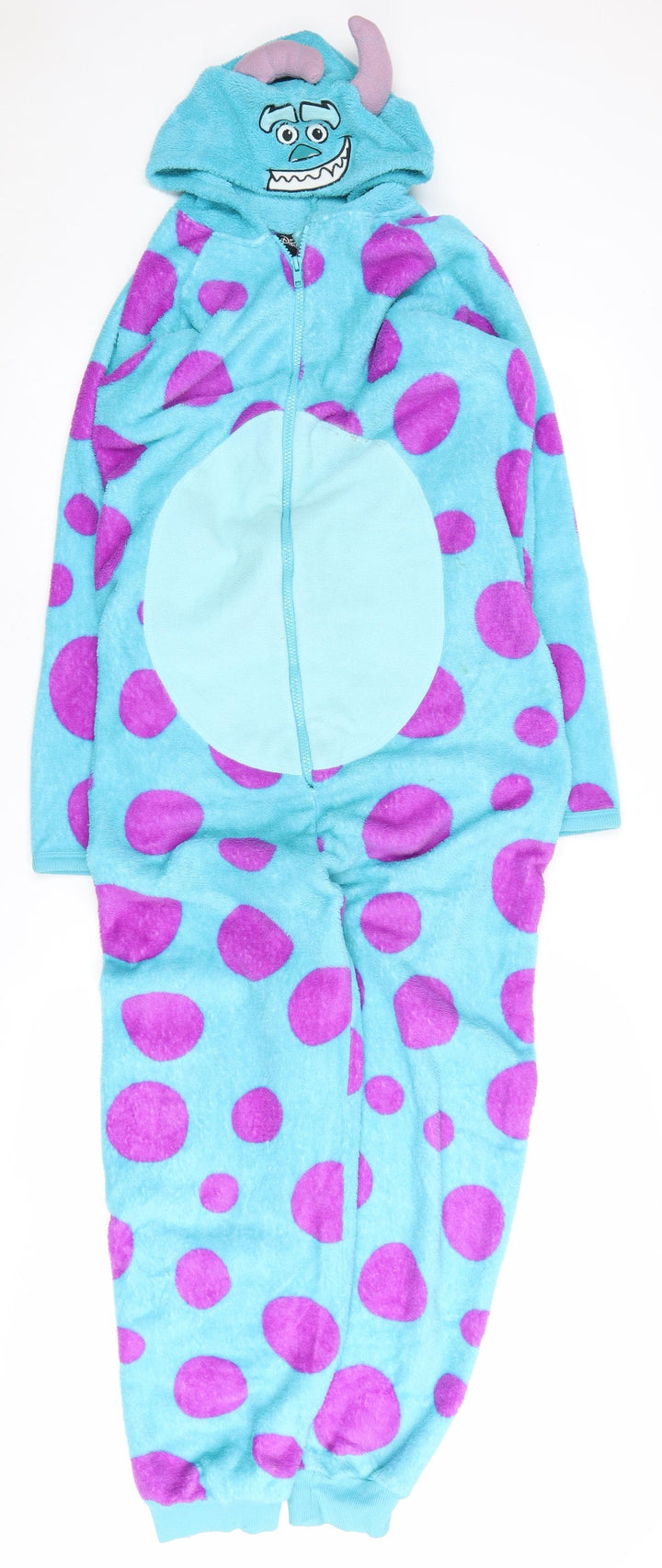 Disney Women's Blue Sully Fleece Onesie Size 10-12