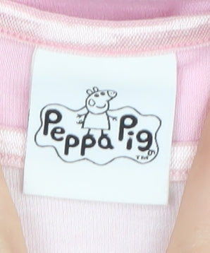 Peppa Pig Girls Pink Dress 5-6 Years, Long Sleeve Casual