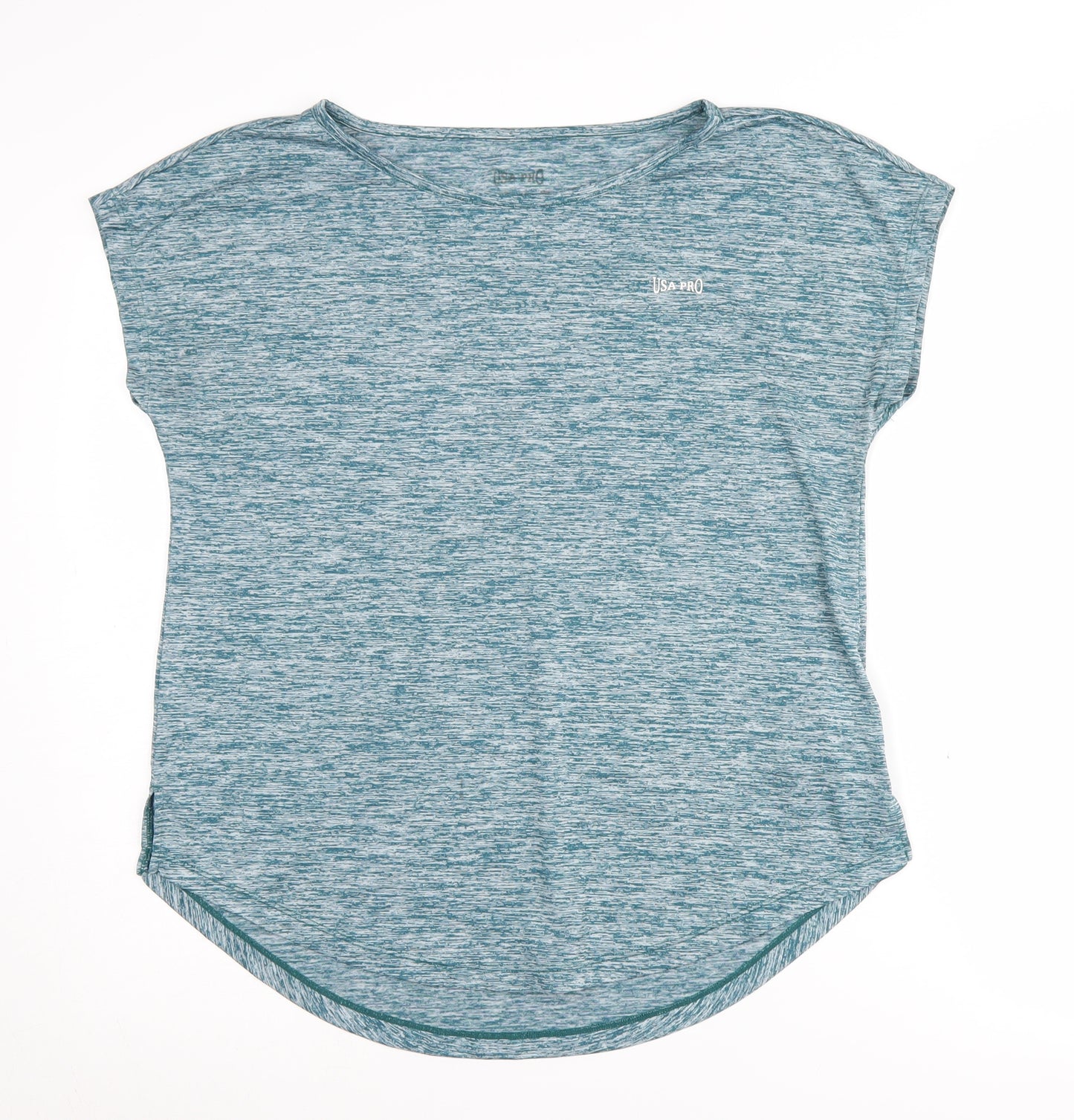 USA Pro Women's Blue Gym T-Shirt Size 10