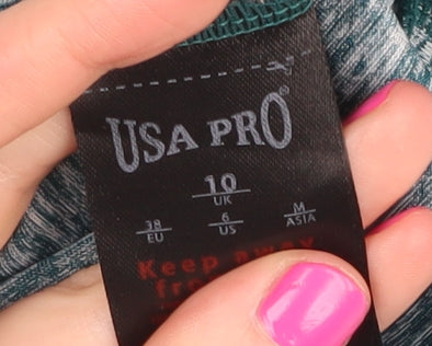 USA Pro Women's Blue Gym T-Shirt Size 10