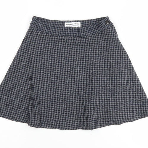 American Apparel Grey A-Line Skirt XS Women