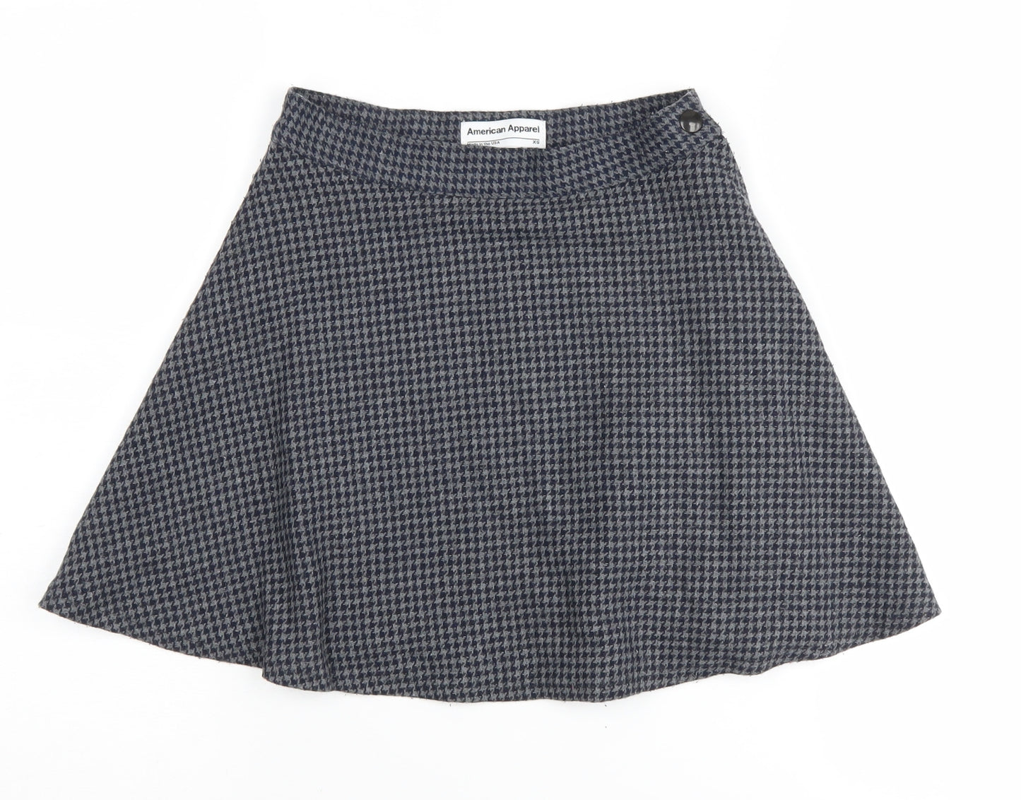 American Apparel Grey A-Line Skirt XS Women