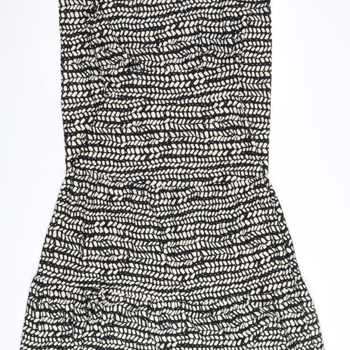Topshop Women’s Black Fit & Flare Dress Size 6