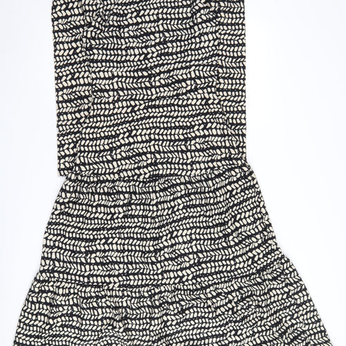 Topshop Women’s Black Fit & Flare Dress Size 6