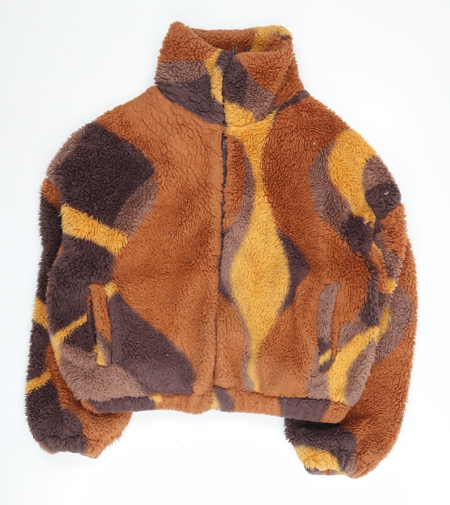 Urban Outfitters Women's Brown Bomber Jacket XS