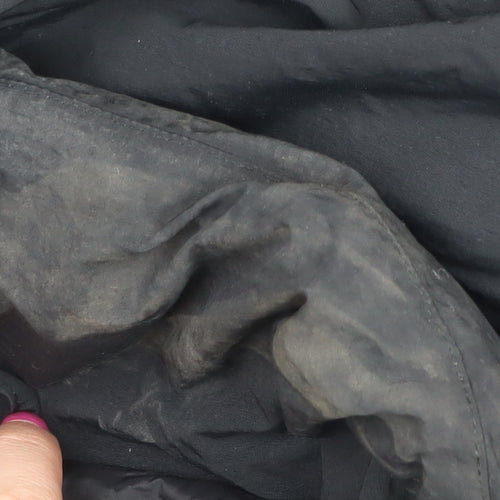 Zara Women's Black XL Puffer Jacket - Winter Casual