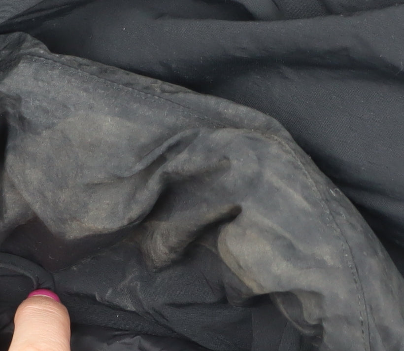 Zara Women's Black XL Puffer Jacket - Winter Casual