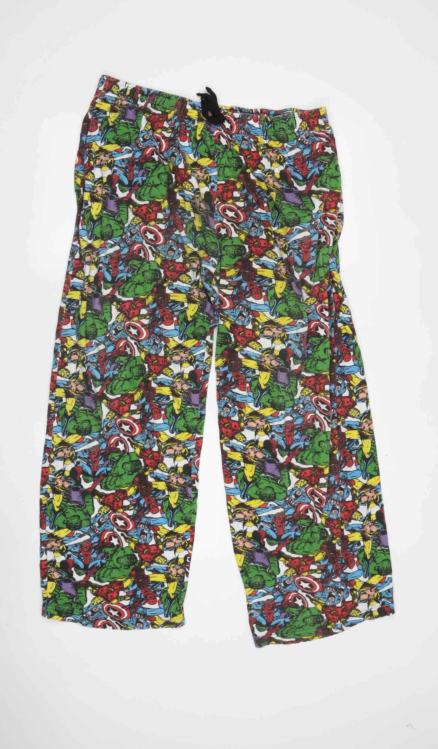 Marvel Comics Superhero Men's Multicoloured Pyjama Pants L
