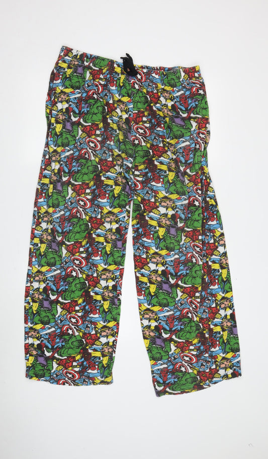 Marvel Comics Superhero Men's Multicoloured Pyjama Pants L