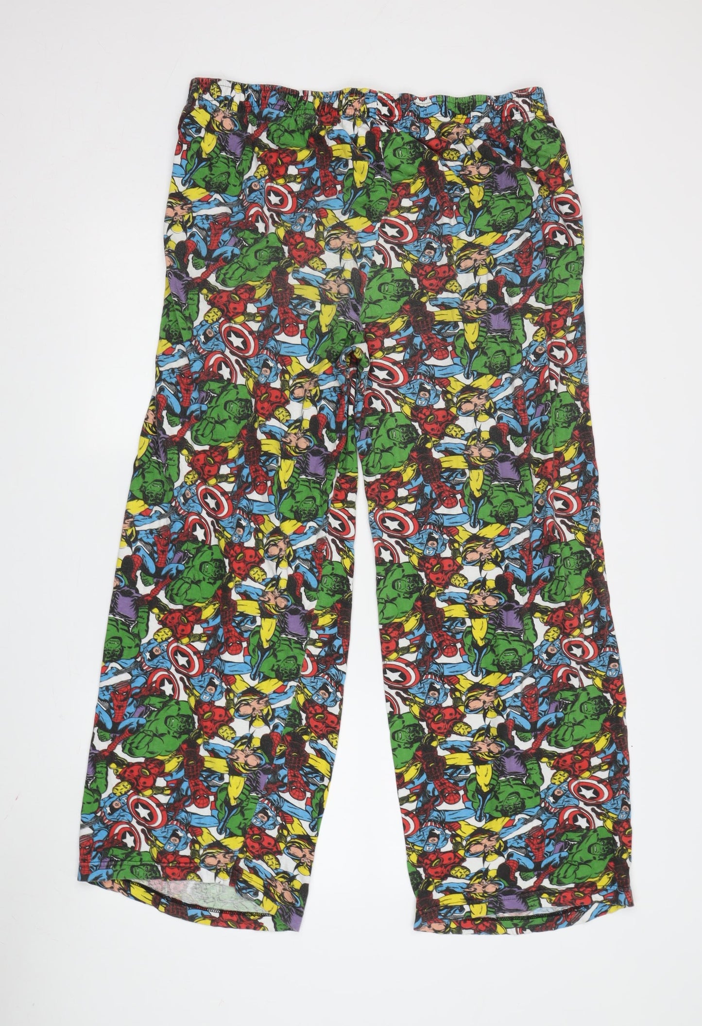 Marvel Comics Superhero Men's Multicoloured Pyjama Pants L