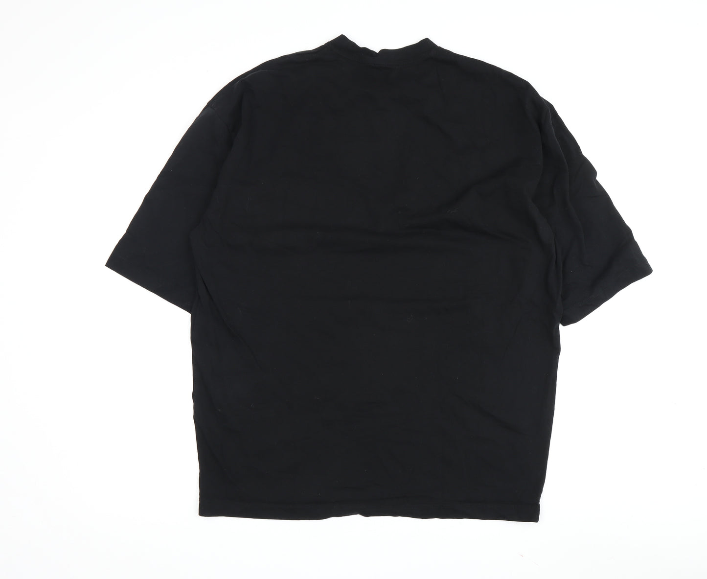 ASOS DESIGN Men's Black City Graphic T-Shirt Medium