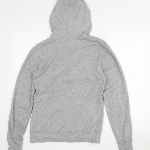 Topshop Women’s Grey Graphic Pullover Hoodie Size 8