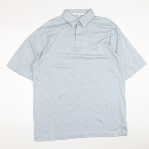 Lyle & Scott Blue Men's Polo Shirt - Size L