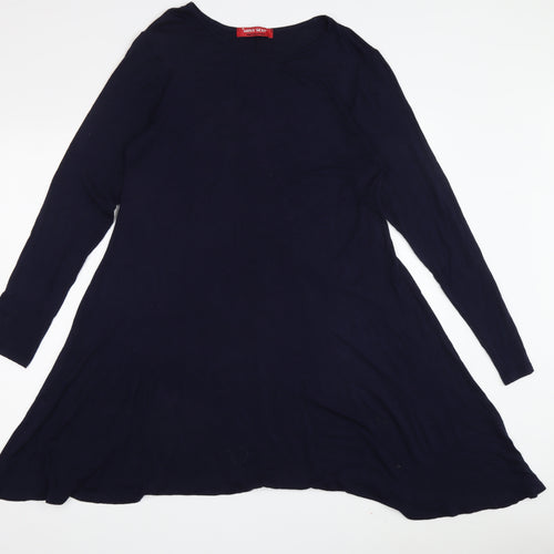 Miss Sexy Women's Blue Long Sleeve Top M/L