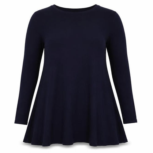 Miss Sexy Women's Blue Long Sleeve Top M/L
