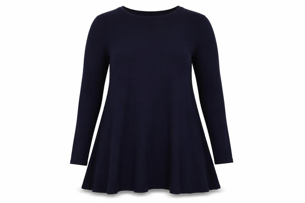 Miss Sexy Women's Blue Long Sleeve Top M/L