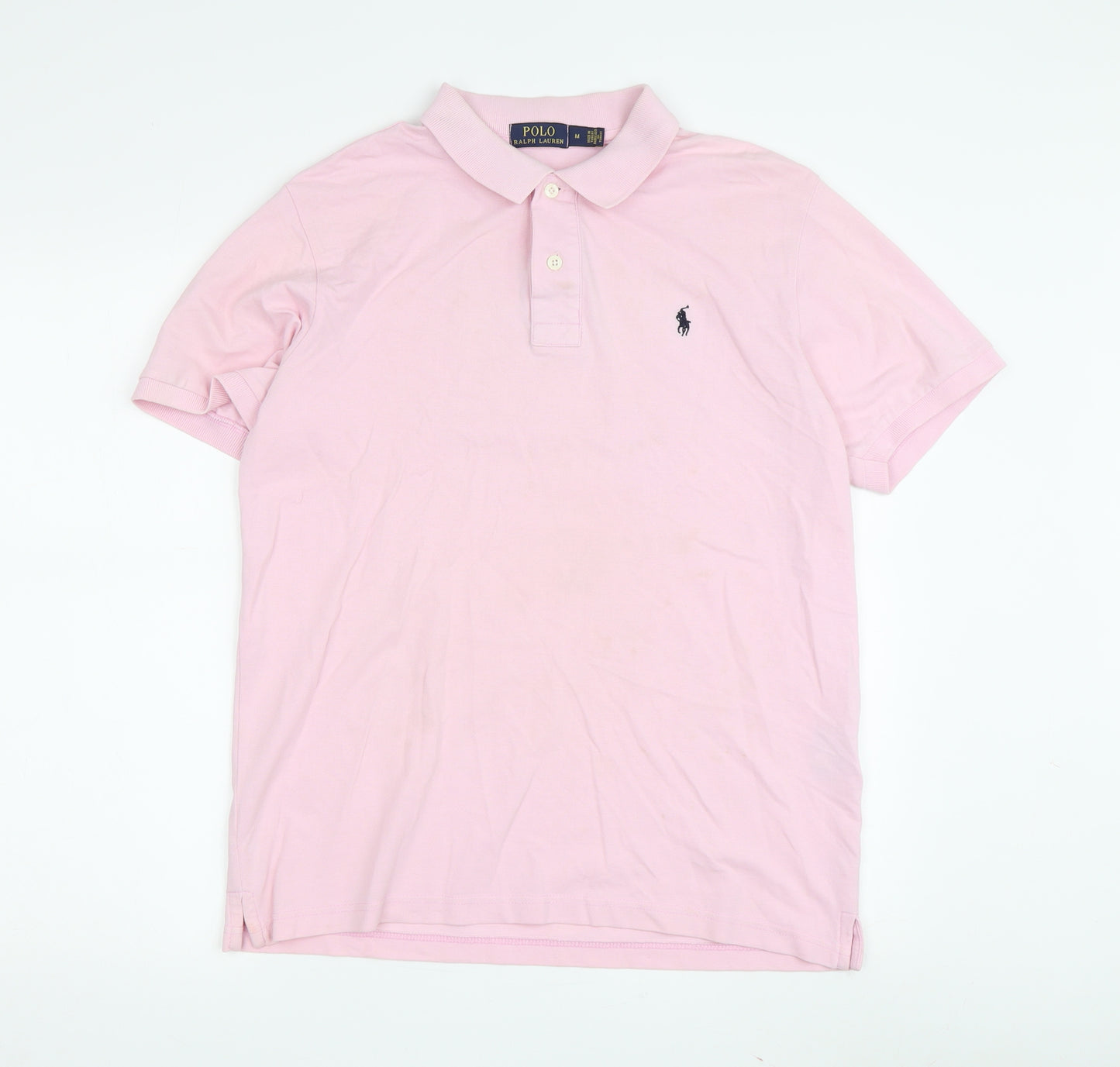 Polo Ralph Lauren Men's Pink Medium Polo Shirt