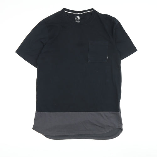 Nike SB Men's Black Colourblock T-Shirt, M, Lightweight