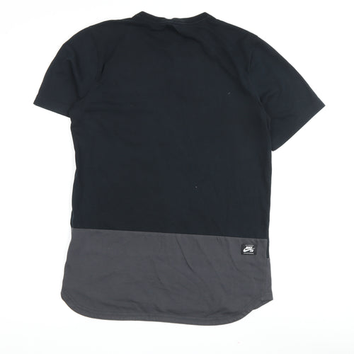 Nike SB Men's Black Colourblock T-Shirt, M, Lightweight