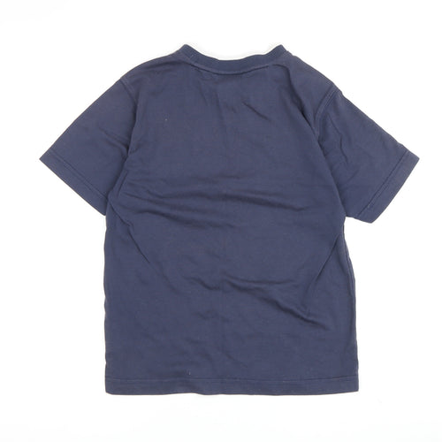 Umbro Boys' Blue T-Shirt, Size 9 Years, V-Neck Casual