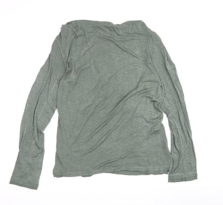 Regatta Women's Green Long Sleeve T-Shirt Size 12