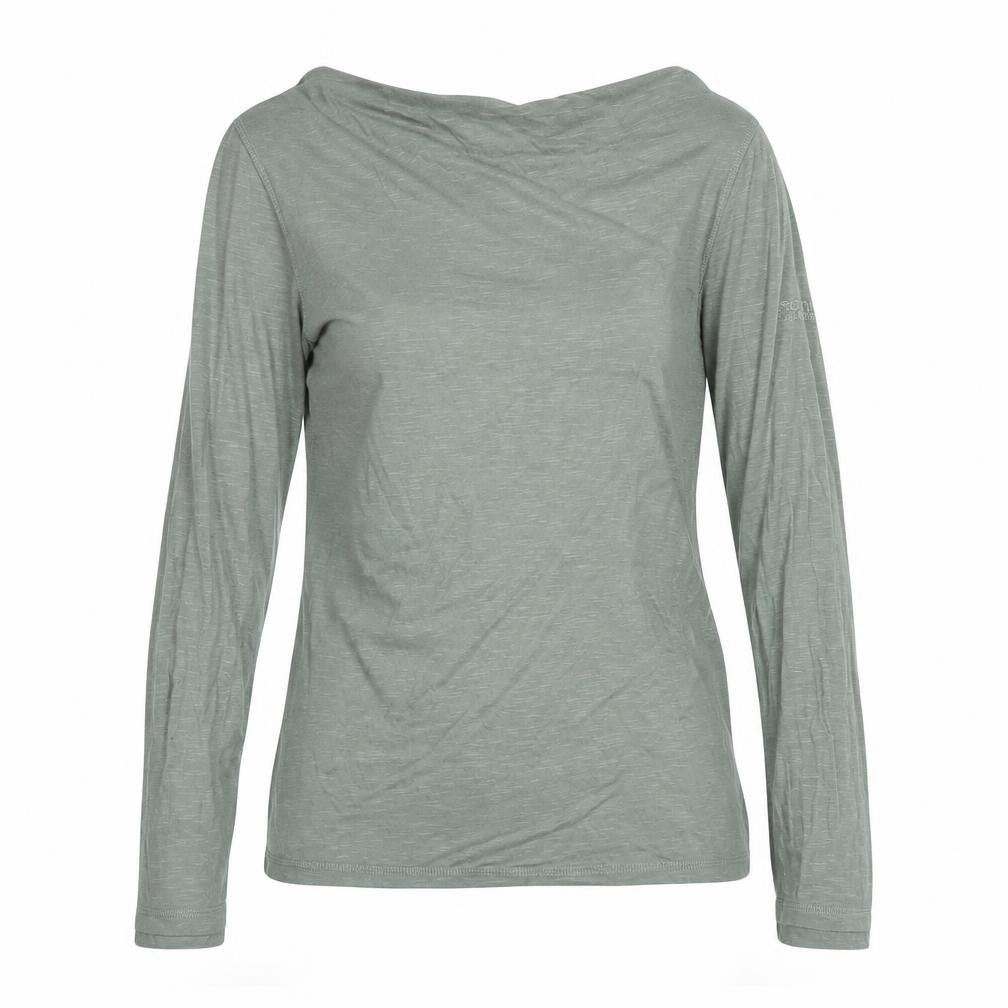 Regatta Women's Green Long Sleeve T-Shirt Size 12