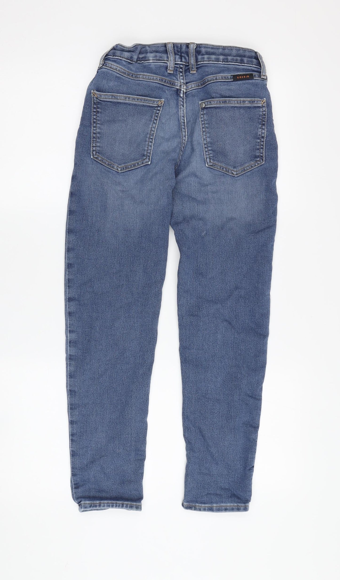 H&M Boys Blue Tapered Jeans, 12Y, Relaxed Fit
