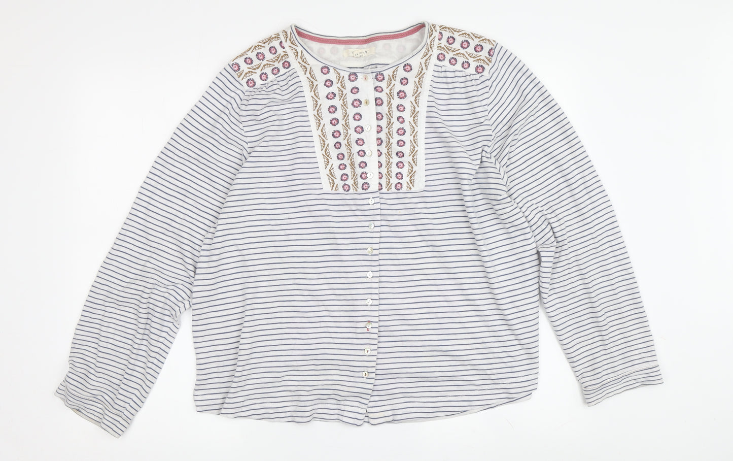 White Stuff Women's Button-Up Top Size 14
